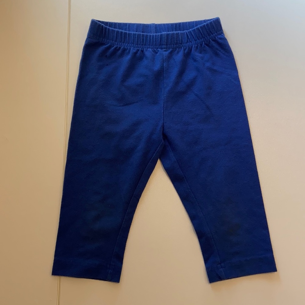 Hanna Andersson Bright Basic Capri Leggings Blue